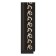 Mirror in the baguette frame, black Ardeko 81 mm, 64x84 cm