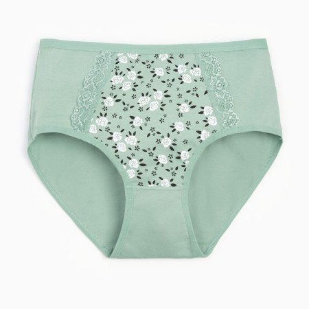 Panties female color green, size 48-50