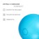Inflatable ball "on the wave", d = 45 cm, the color is blue