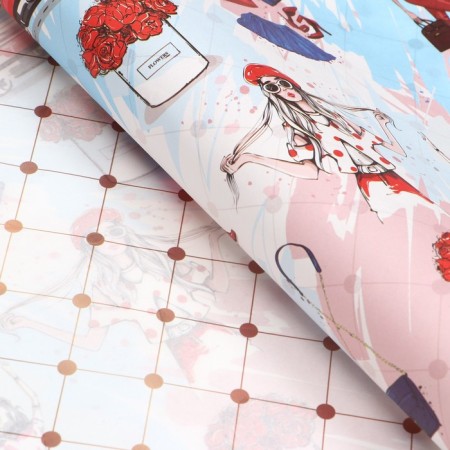 Paper packaging, glossy bilateral "beauty", 70 x 100 cm-2