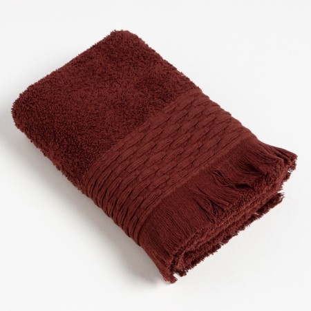 Trick Lovelife towel “Amore” 30x50 cm, brown, 100% cotton, 450 g/m2-1