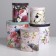 Set of boxes 5 in 1, gift packaging, Flowers, 13 x 14–19.5 x 22 cm
