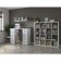 Wall -mounted shelf "FORA 100E", 300 × 267 × 966 mm, vestiburates, white color