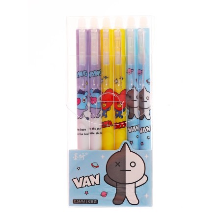 Handle gel automatic erased ink, 0.5 mm, blue rod, mixk