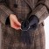 Gloves are female, dimensionless, without insulation, color gray color