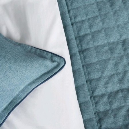 Set "Ibiza": a blanket 230 x 250 cm, pillowcases 45 x 45 cm - 2 pcs, blue-2