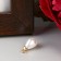 Decor for creativity Plastic "Pearl-boat with a loop" set 10 pcs 0.7x1.2 cm