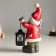 Ceramics Ceramics "Santa Claus in a red fur coat, with a flashlight and a Christmas tree" 15.5x9x30 cm