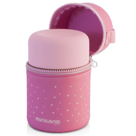 Термос для еды детский Minilald Silky Thermos, 600 мл, цвет розовый-2