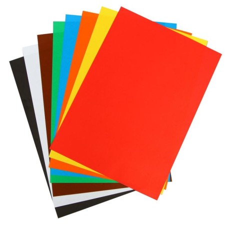 Colored paper A4, 8 sheets 8 colors "Ray" lynx, block 70 g/m2-1