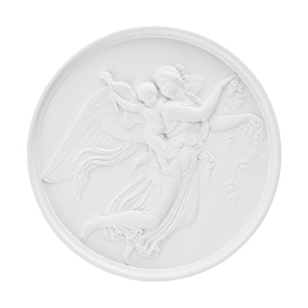 Decoration wall -mounted, gypsum panel "set of plates", 3 pcs-4