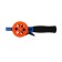 Winter fishing rod, neoprene pen, length 33 cm, orange color, HFB-34