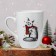 Ceramic “Forest Residents” mug, 350 ml, white color