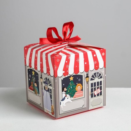The folding box of the "Magic New Year", 12 x 12 x 12 cm, New Year-1