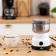 Electric coffee grinder Luazon LCG-01, 120 watts, 85 g, white