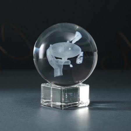 Souvenir glass "Airship" d = 6 cm-1