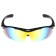 Bicycle glasses with interchangeable lenses in the case, black color