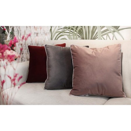 Pillowcase "Tamila", size 45x45 cm, burgundy color-2
