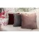 Pillowcase "Tamila", size 45x45 cm, burgundy color