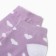 Women's hearts, lilac/white color, rr 25