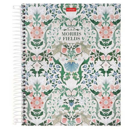 120 sheets college, in a cage on a crest, Morris, solid cover, offset block