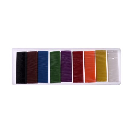 A set of plastic - polymer clay, Lapsi Glitter, 9 colors with sparkles of 20 g-3