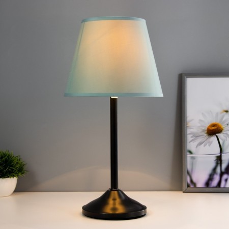 Eleanor desktop lamp 1x15W E27 Black/turquoise 22x22x42cm Risalux-1