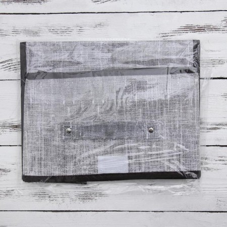 Stelly box for storage with a lid "Ronda", 26 × 20.5 × 16 cm, color gray color-4