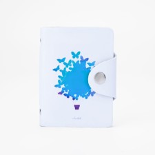 Businessman on the button, 20 cards, white color