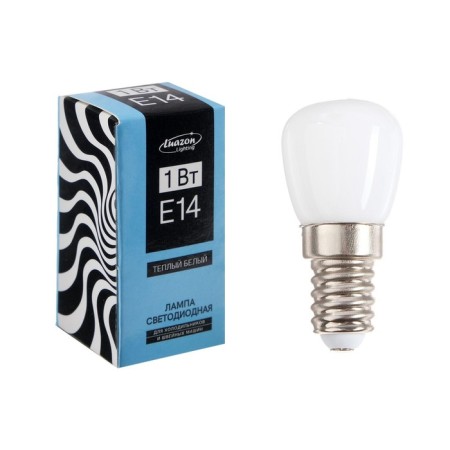 LED lamp, 1 W, E14, 220 V, for refrigerators and sewing machines, T-white-1