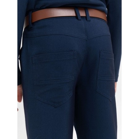 Pants for boys, height 122 cm, dark blue color-4