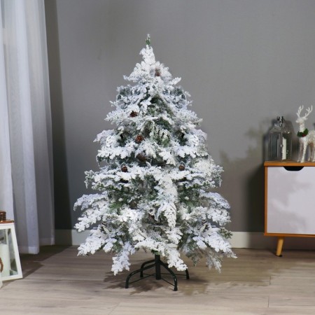 Christmas tree "snowy elite" with cones (mixed branches) 120 cm d of the lower tier 87 cm 110 branches