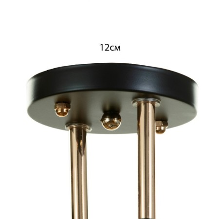 Roberta chandelier 3he27 40W black and gold 52x26x27 cm Bayerlux-7