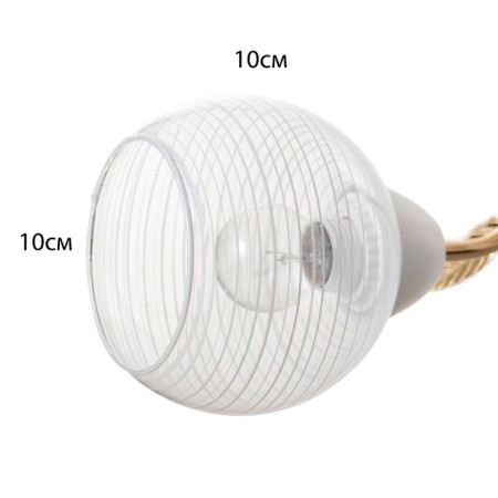 Causte "Viva" 2he27 40W white-gold 56x23x23 cm Bayerlux-4