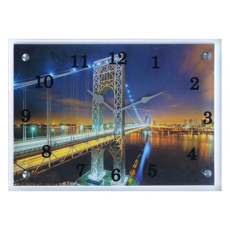 Carty clock wall, interior "night bridge", silent, 25 x 35 cm