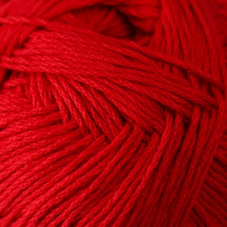 Yarn "Natural cotton" 100% cotton 425m/100g (06 red)-2
