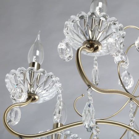 Causte "candle", size 75x86x75 cm, 480W 8xe14 IP 20-8