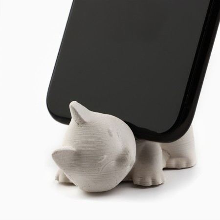 The stand for the phone "Corgi", orange, 6.5 x 5 cm.-1