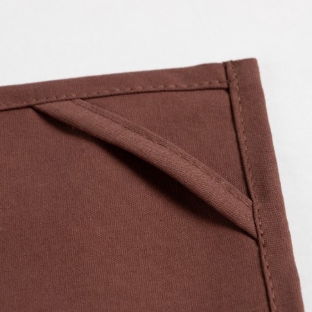Ethel towel Kitchen 40x73 cm, brown color, 100% cotton, sarzha 220 g/m2-4