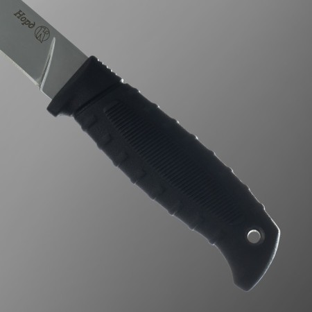 Caucasian knife, tourist "Nord" with a cover, steel - AUS -8, handle - elastron, 10.5 cm-1