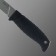 Caucasian knife, tourist "Nord" with a cover, steel - AUS -8, handle - elastron, 10.5 cm