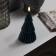 LED candle "Green Christmas tree" 10 × 18.5 × 10 cm, wax, battery CR2032, glow warm white