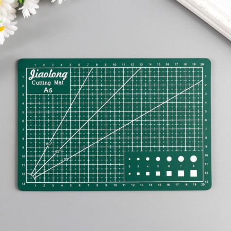 Rubber mat for creativity format A5 21x14.8 cm thick 3 mm mix