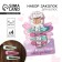 Hair clips "Miss Universe", 4 pcs, 9.5 x 13.5 cm