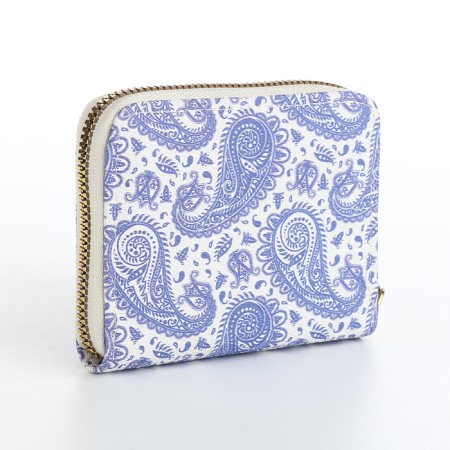 Women's wallet with lightning, blue color-2