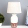 E14 40W white-gray 22x22x38 cm Risalux desktop