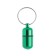Address - capsule for a note, 2.2 x 1.3 cm, green