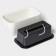 Plastic Plastic for flowers rectangular “gloss”, 900 ml, black and white color