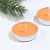 Set of candles of tea aromatic, 6 pcs, orange, new year