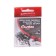 Twal with a fastener Namazu Pro Rolling Ribbed Swivel, Carbon, size 4. Test-43 kg